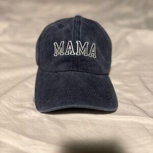Navy Blue 'MAMA' Cap